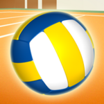 spike masters volleyball android application logo